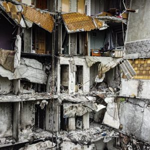 Kyiv Bomb Damage